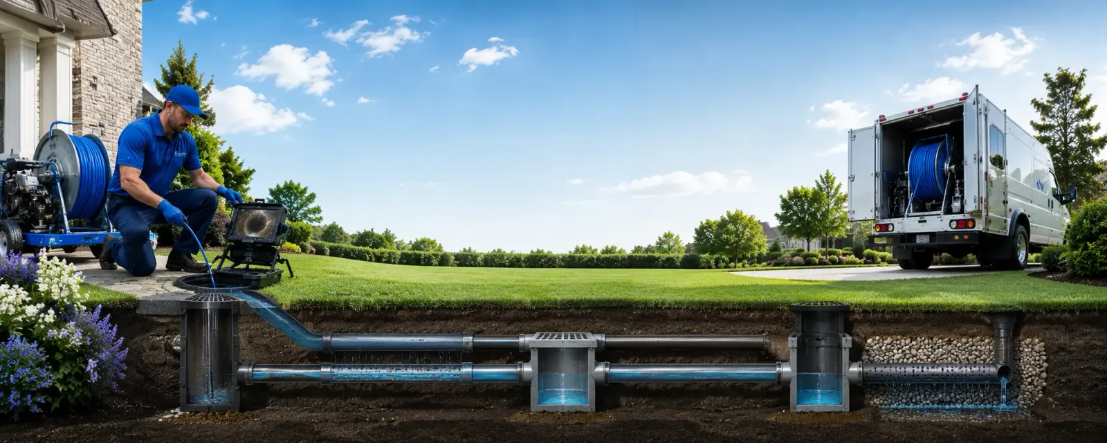 Outdoor drain cleaning information for Singer, LA