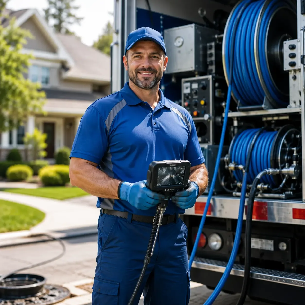 Local outdoor drain cleaning specialists in Singer, LA